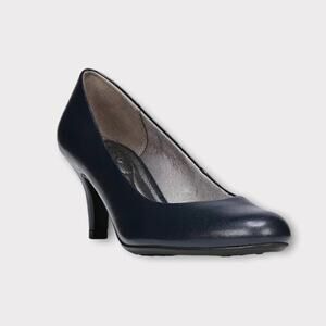LifeStride Women's Parigi Navy Smooth Heels/Pumps Size 7